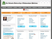 Tablet Screenshot of iub.edu.pk